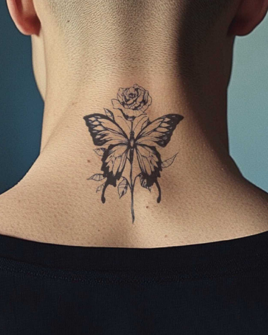 Butterfly & Rose