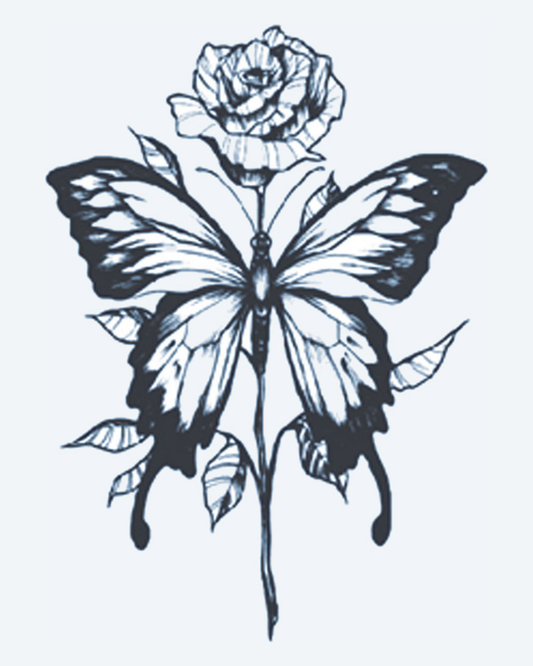 Butterfly & Rose