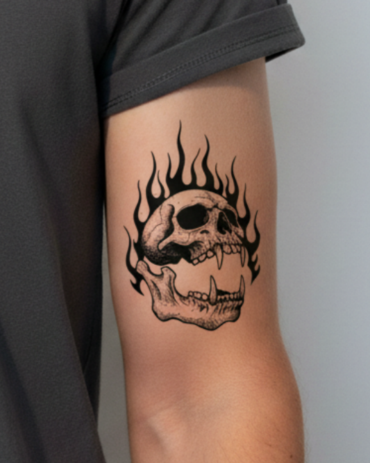 Flame Skull