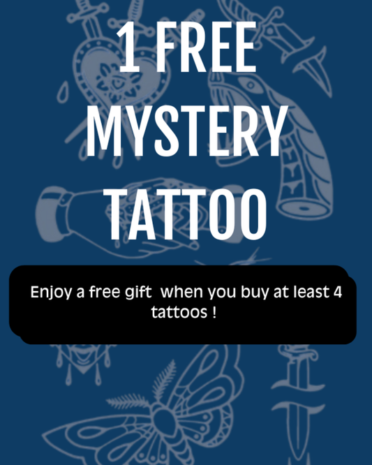 4 FREE MYSTERY TATTOOS
