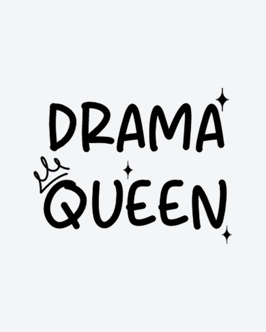 Drama Queen Crown 2 semi-permanent tattoo design by INKY – Crown, Diamond, Hand illustration, 3 x 3 in (7x7 cm), available at inkytatt.com
