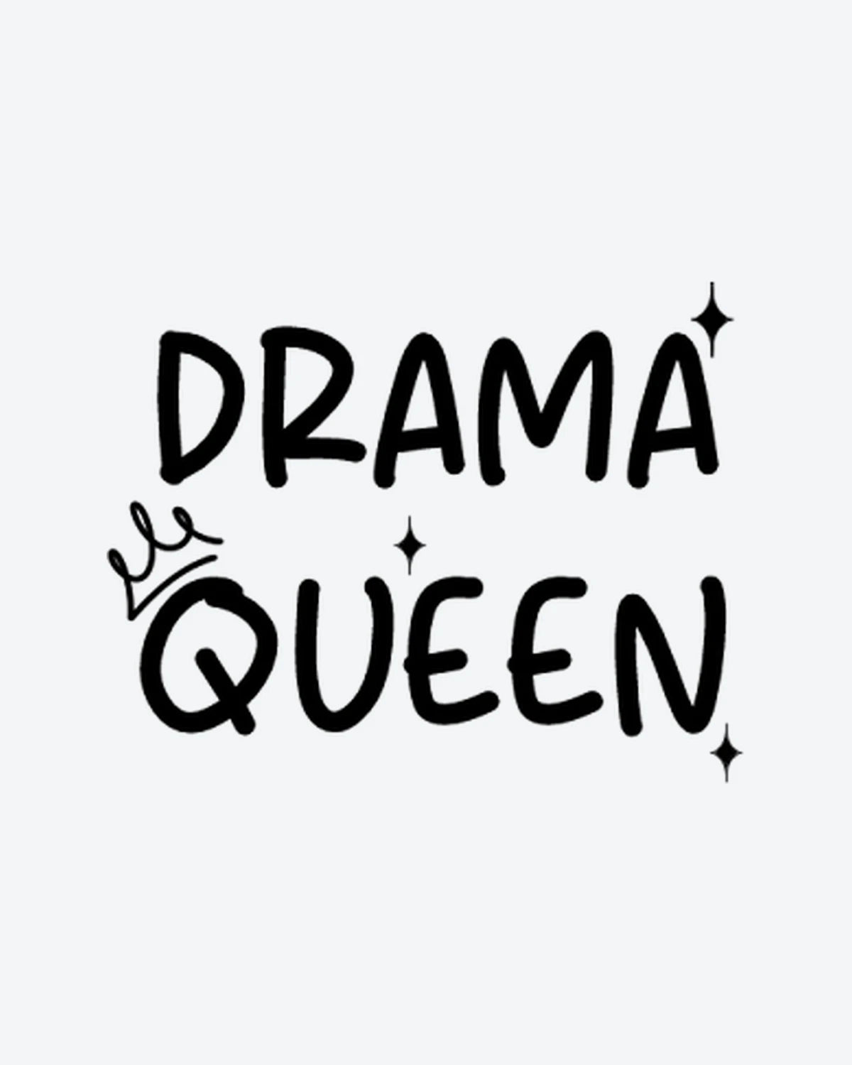 Drama Queen Crown semi-permanent tattoo design by INKY – Crown, Diamond, Hand illustration, 2 x 2 in (4x4 cm), available at inkytatt.com