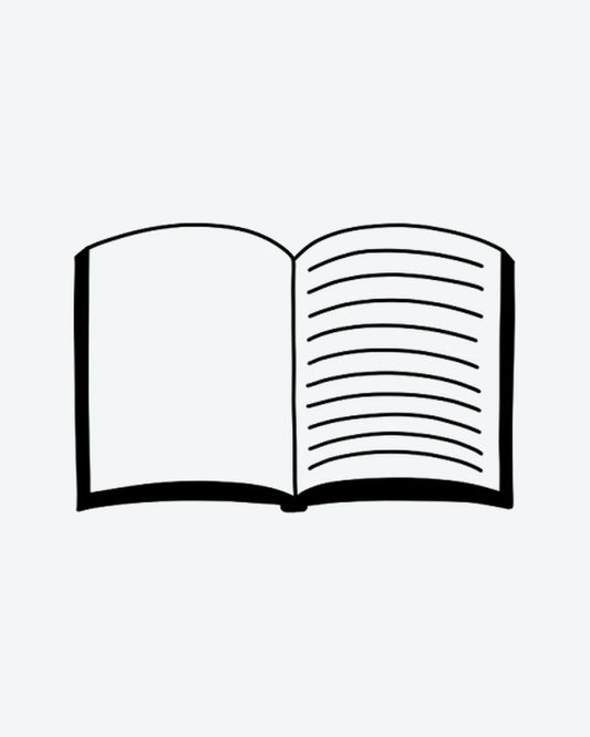 Open Book semi-permanent tattoo design by INKY – Line Art, Lines, Hand, Book illustration, 2 x 2 in (4x4 cm), available at inkytatt.com