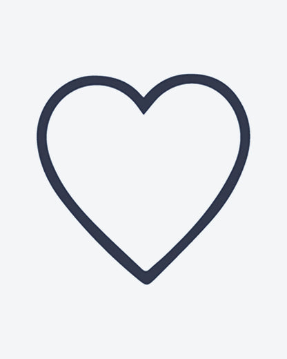 Simple Heart semi-permanent tattoo design by INKY – Fine Line, Heart, Geometric illustration, 0.5 x 0.5 in (1x1 cm), available at inkytatt.com