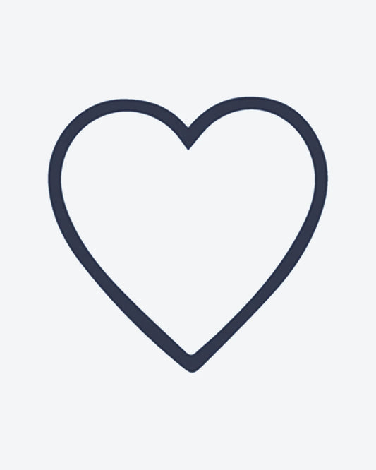 Simple Heart semi-permanent tattoo design by INKY – Fine Line, Heart, Geometric illustration, 0.5 x 0.5 in (1x1 cm), available at inkytatt.com