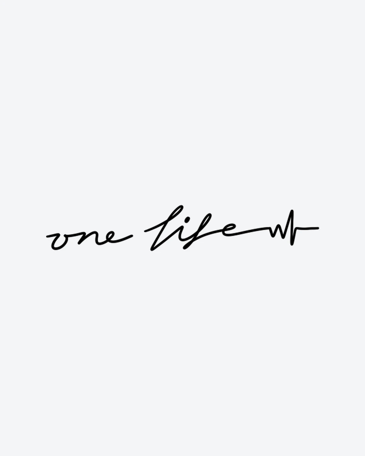 Life Beat semi-permanent tattoo design by INKY – Fine Line illustration, 2 x 2 in (4x4 cm), available at inkytatt.com