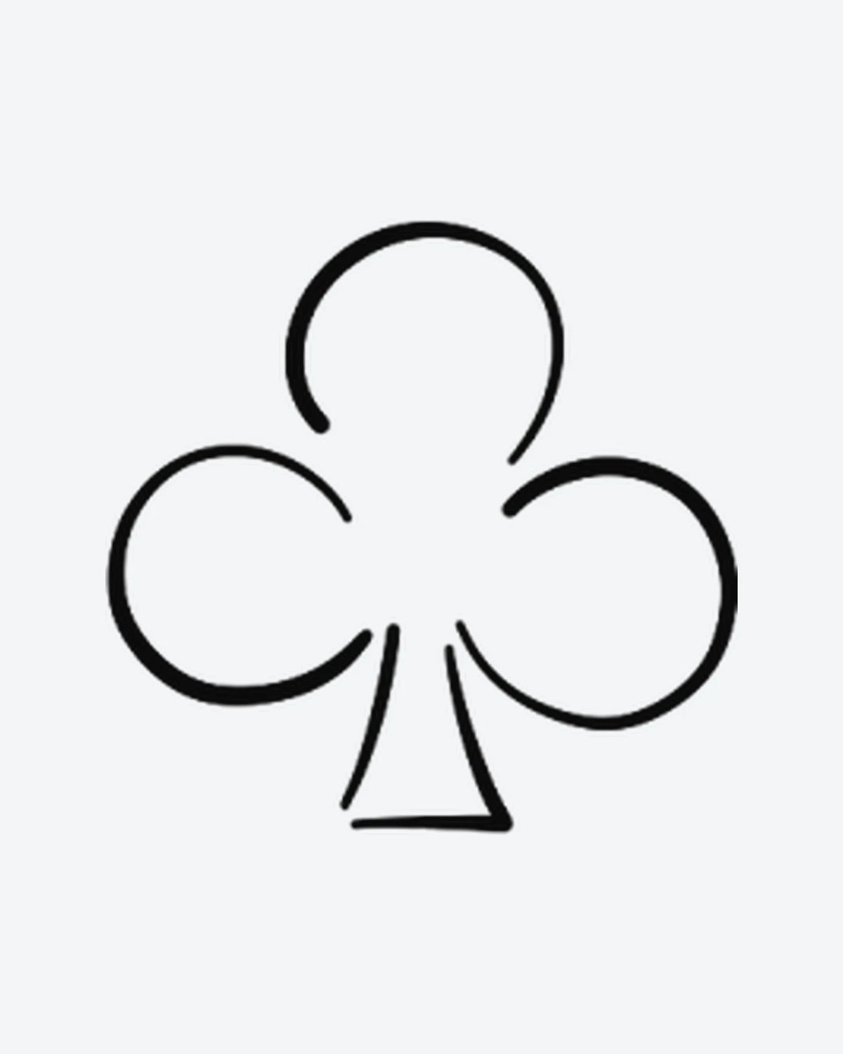 Club Symbol semi-permanent tattoo design by INKY – Fine Line, Circle, Stem illustration, 0.5 x 0.5 in (1x1 cm), available at inkytatt.com